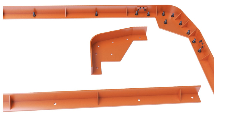 Forklift Guide Rails