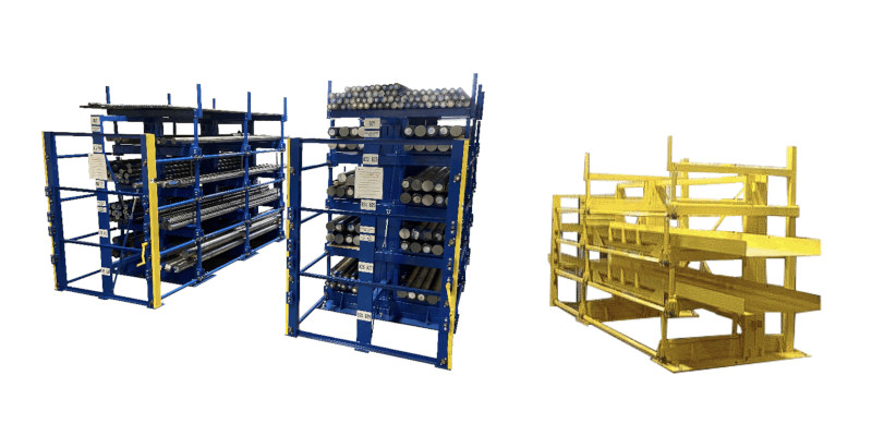 Crank-Out Cantilever Rack