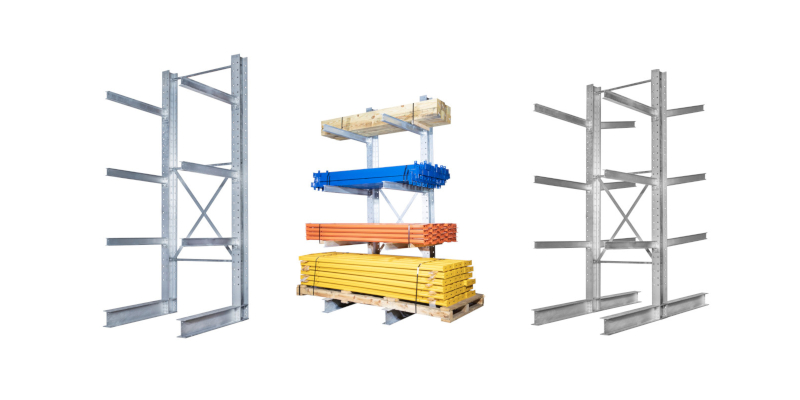 galvanized cantilever racks photos